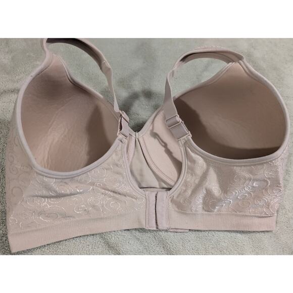 BUNDLE ONLY Bali 3463 Comfort Revolution Bra Wireless 38DD 38 DD Beige Padded - Picture 2 of 4
